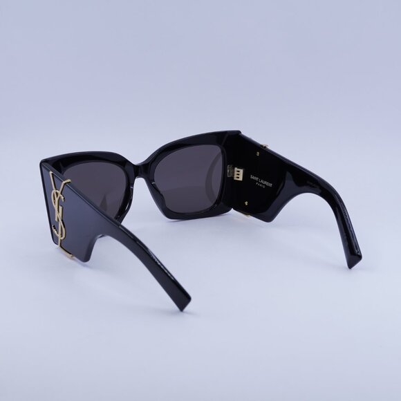 🕶️ New Saint Laurent SLM119 BLAZE 001 Sunglasses - Black Frame, Black Lenses